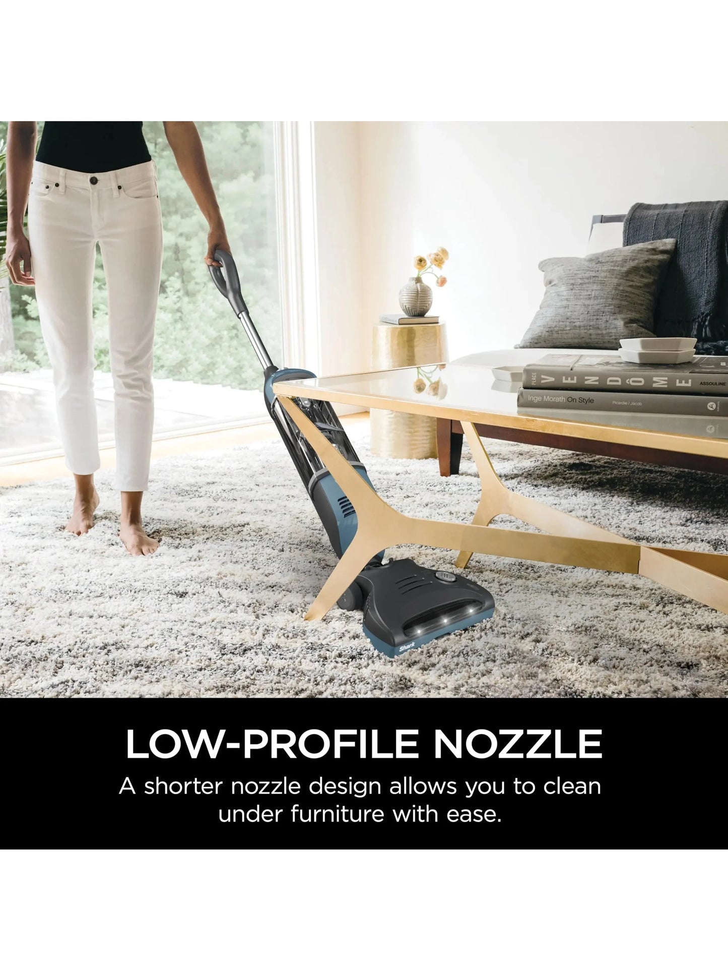 Shark SV1106 Navigator Freestyle Upright Bagless Cordless Stick Vacuum for Carpet, Hard Floor and Pet with XL Dust Cup and 2-Speed Brushroll, White/Grey