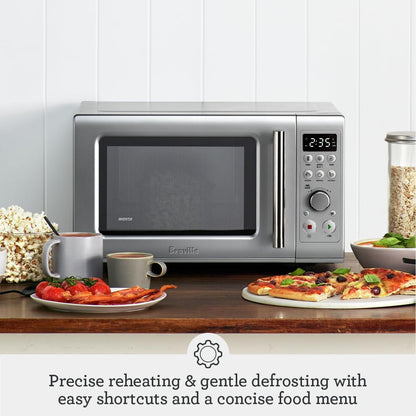 Breville BMO650SIL1BUC1 Compact Countertop Microwave