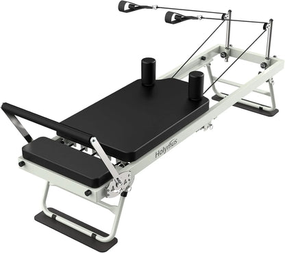 Pro 75" Pilates Reformer Machine, Foldable Pilates Machine Equipment Up to 400LBS, Pilates Equipment for Home Workout