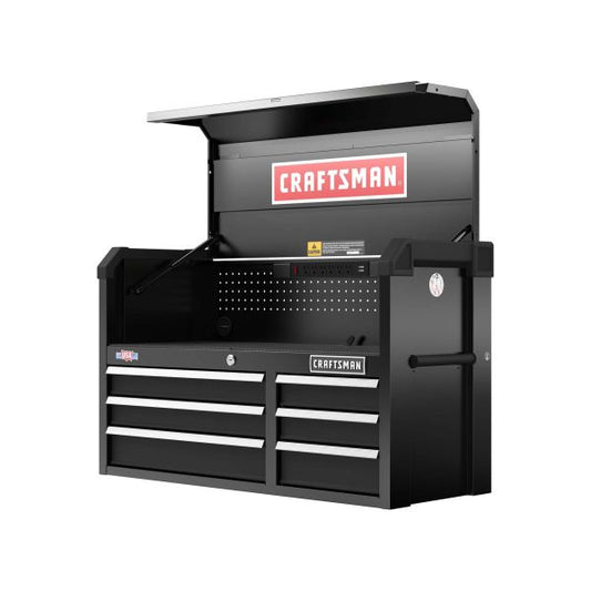 2000 Series 40.5-in W x 24.7-in H 6-Drawer Steel Tool Chest (Black)