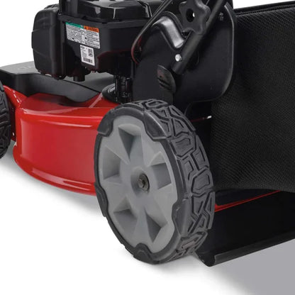 21442 22 in. Recycler Briggs Stratton High Wheel FWD Gas Walk Behind Self Propelled Lawn Mower with Super Bagger