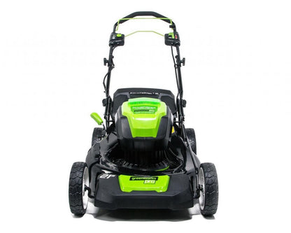 80V Cordless 21′�?Self-Propelled Brushless Lawn Mower | Greenworks