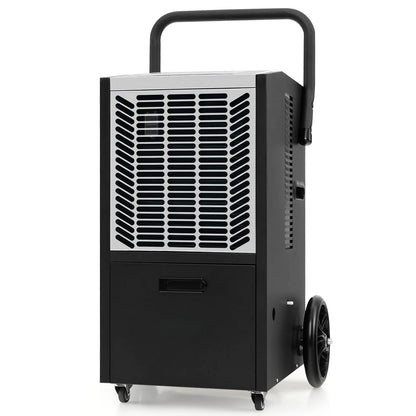 163 Pints Commercial Dehumidifier, 4500 Sq.Ft Dehumidifier with Pump & Drain Hose