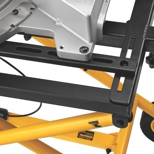 Miter Saw Stand With Wheels (DWX726), Yellow