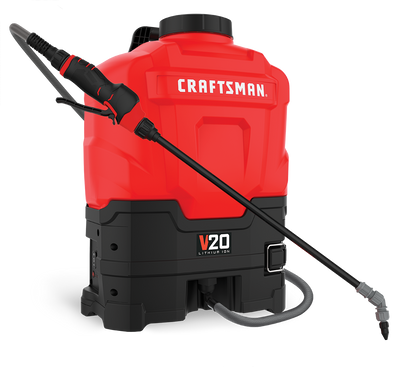 190682 4-Gallon Plastic 20-volt Battery Powered Backpack Sprayer