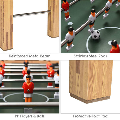48" Foosball Table, Easy-Assemble Soccer Game Table