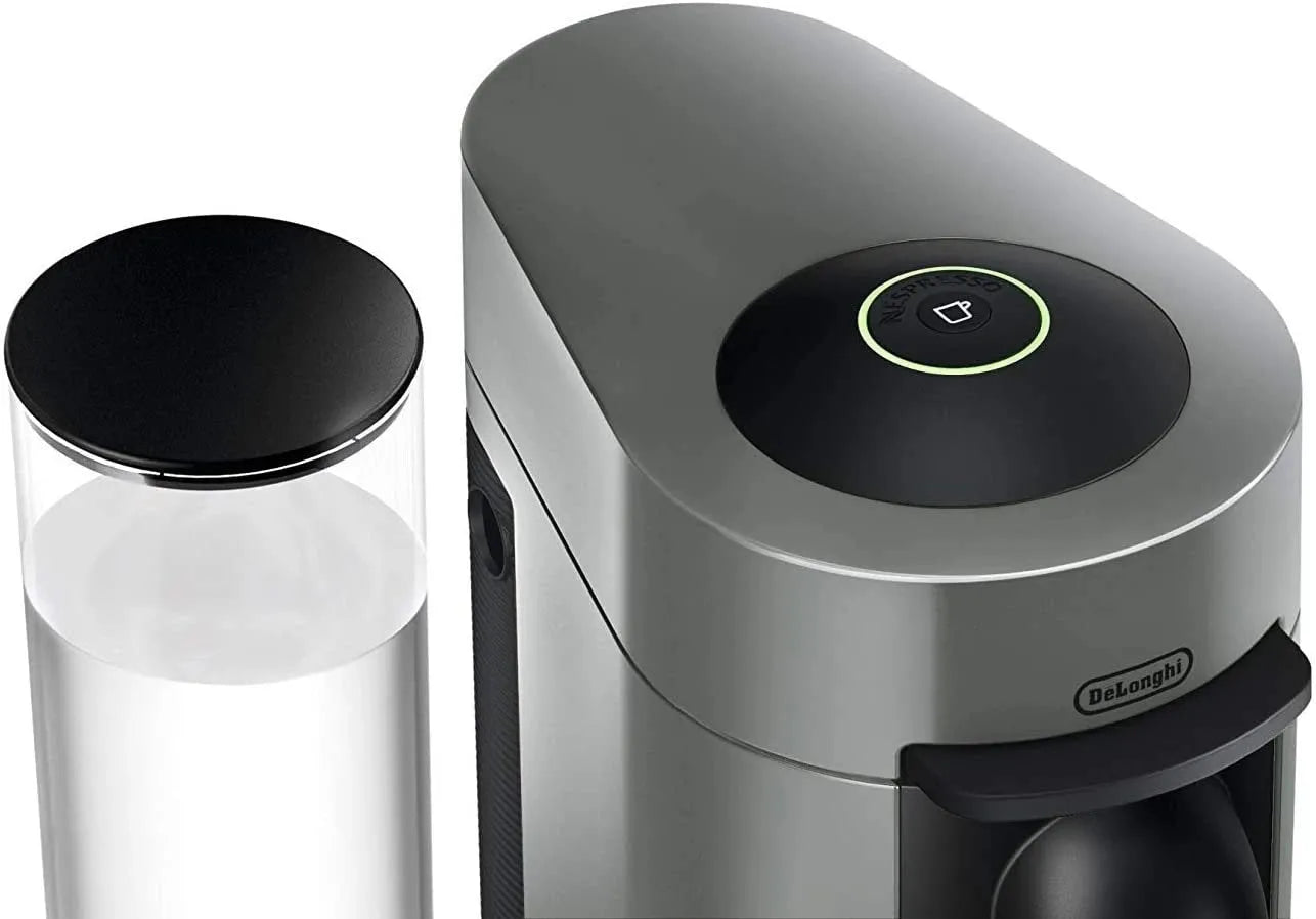 Nespresso Vertuo Plus Coffee and Espresso Maker by De'Longhi, Grey with Aeroccino Milk Frother