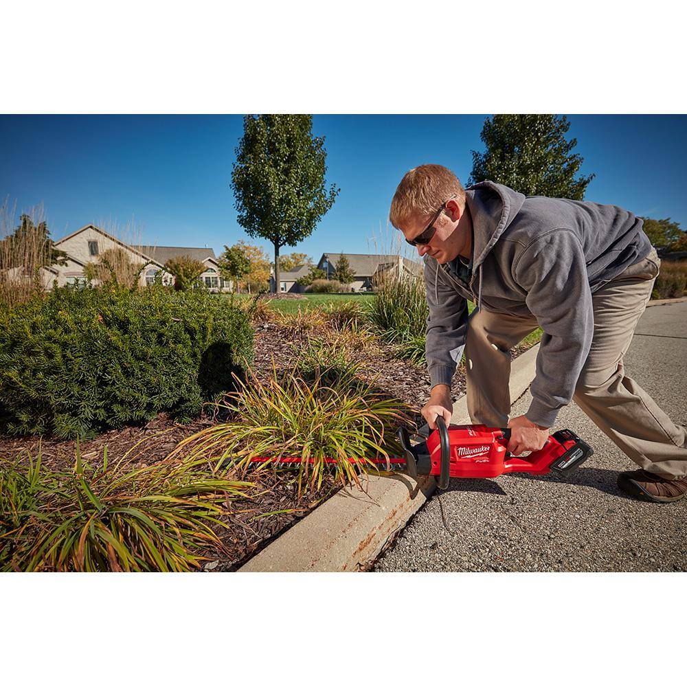 2533-21-2726-20 M12 FUEL 8 in. 12V Lithium-Ion Brushless Cordless Hedge Trimmer Kit with M18 FUEL 24 in. Hedge Trimmer (2-Tool)