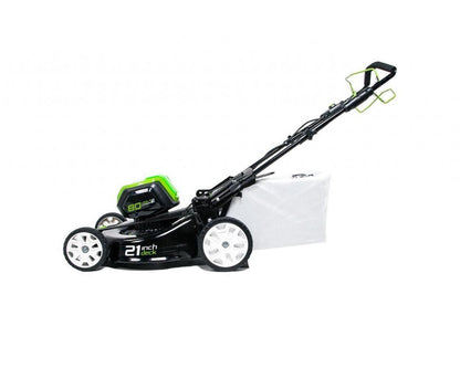 80V Cordless 21′�?Self-Propelled Brushless Lawn Mower | Greenworks