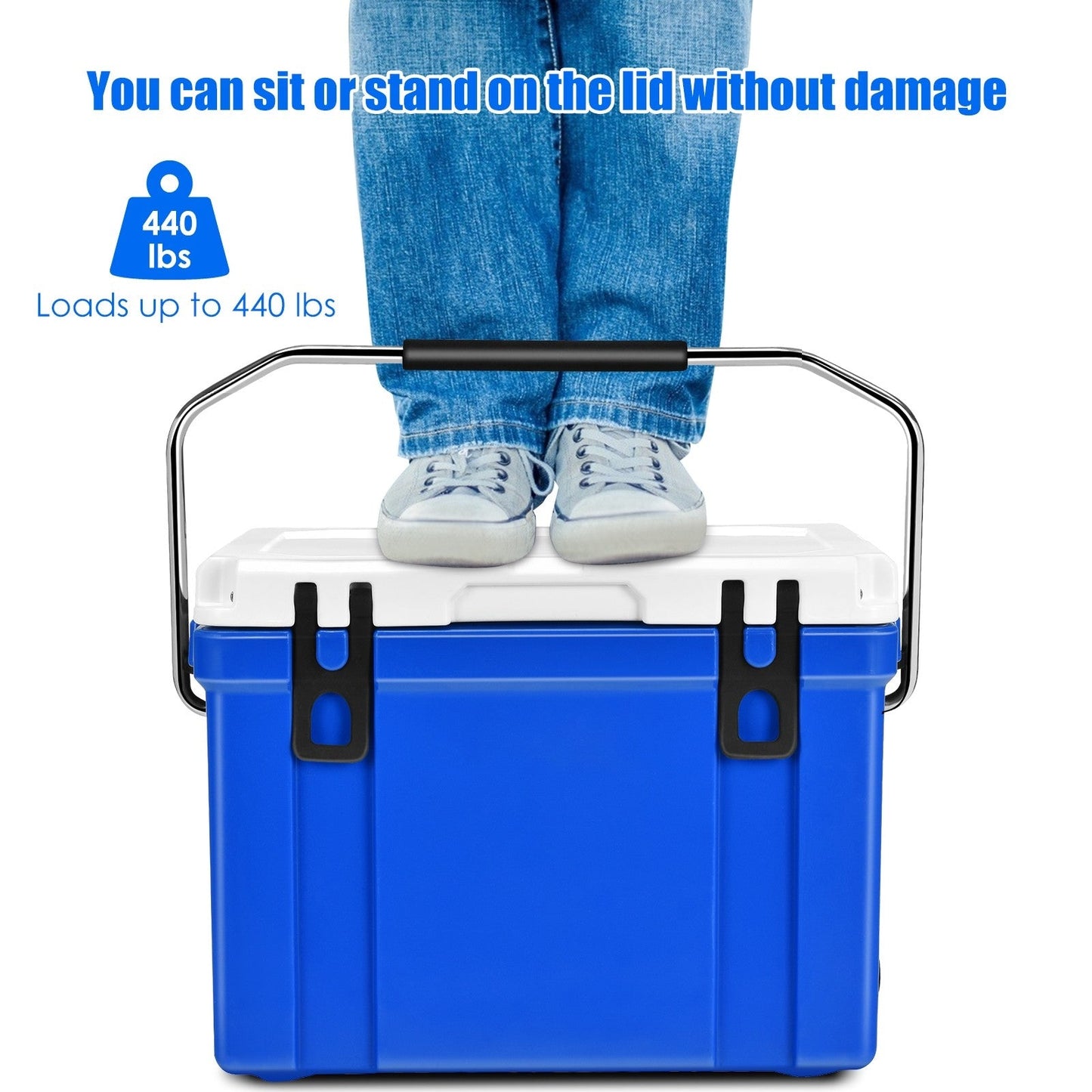 Camping Cooler, 26/58/79 Quart 4-Day Ice Retention