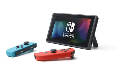 Nintendo Switch with Neon Blue and Neon Red Joy?Con