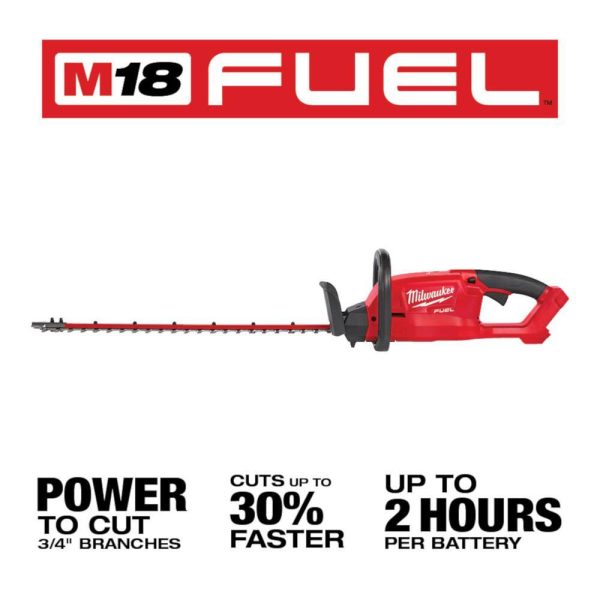 2533-21-2726-20 M12 FUEL 8 in. 12V Lithium-Ion Brushless Cordless Hedge Trimmer Kit with M18 FUEL 24 in. Hedge Trimmer (2-Tool)