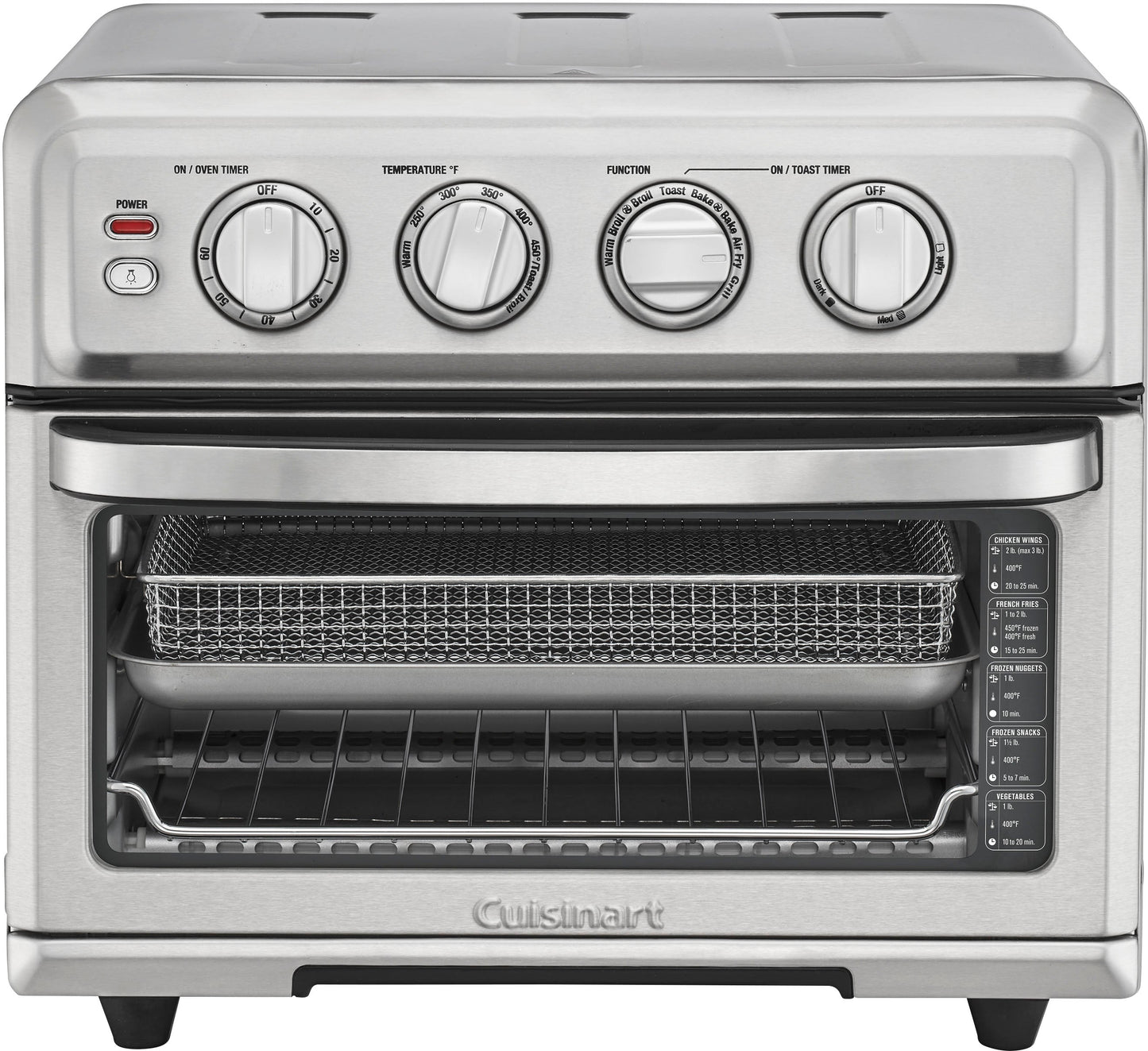 Cuisinart Air Fryer Toaster Oven with Grill Stainless Steel
