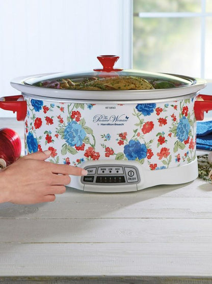The Pioneer Woman Classic Charm 7-qt Programmable Slow Cooker by Hamilton Beach