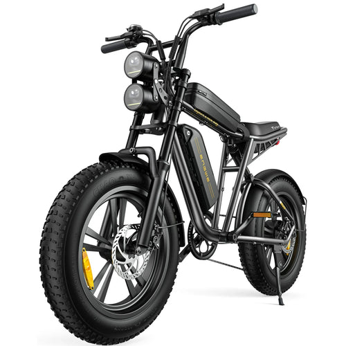 AKEZ Electric Bike for Adults 1000W 28mph Moped Ebike with 48V 13A Removable Battery, Up to 94 Miles All Terrain Off Road E-Bike with 20*4.0 Fat Tire,Full Suspension,7-Speed UL Certified