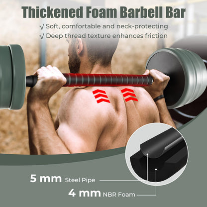 Adjustable Dumbbell Set, 92 LBS Free Weight Set w/Connector