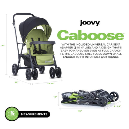 Joovy Caboose Graphite Stroller Appletree