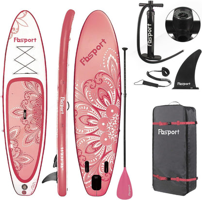 Premium Stand Up Paddle Board, Yoga Board with Durable SUP Accessories & Carry Bag | Wide Stance, Surf Control, Non-Slip Deck, Leash, Paddle and Pump for Youth & Adult