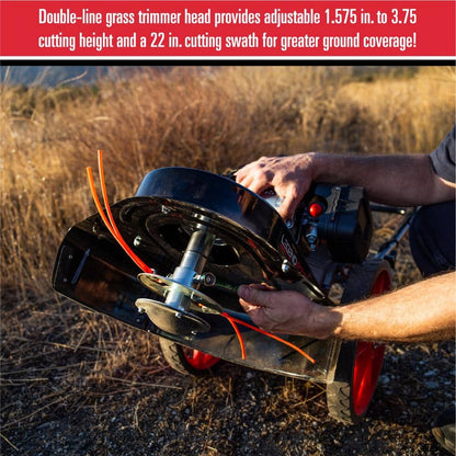 22 in. 173 cc Gas Walk Behind String Trimmer/Mower
