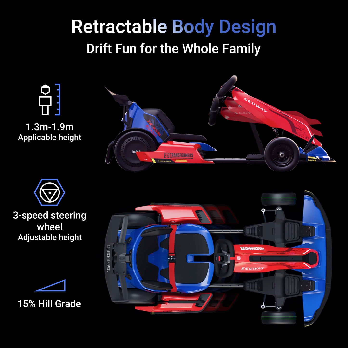 Segway Ninebot Electric Capacity Adjustable
