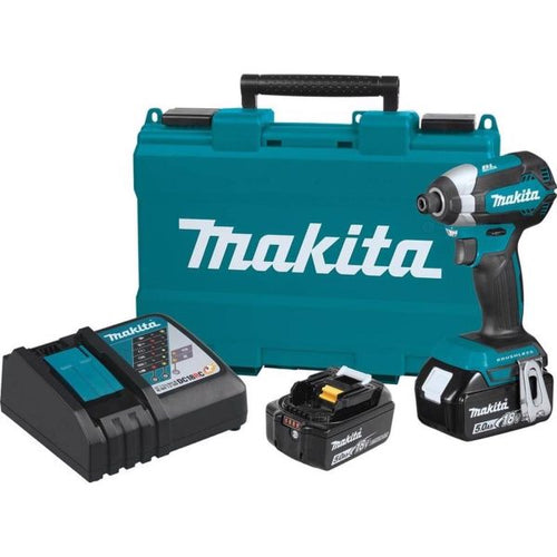 18V LXT 1/4 in. Cordless Brushless Impact Driver Kit (Battery Charger)