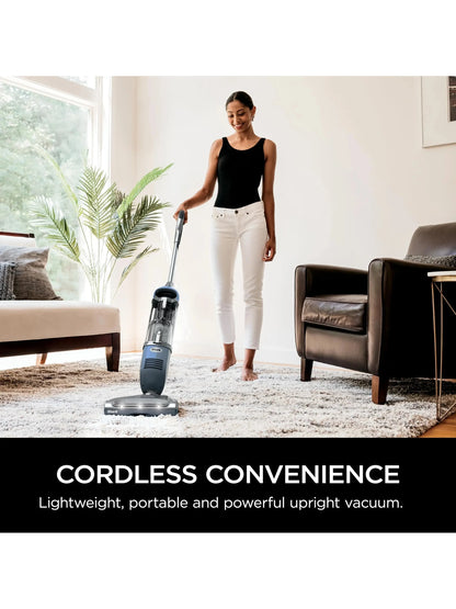 Shark SV1106 Navigator Freestyle Upright Bagless Cordless Stick Vacuum for Carpet, Hard Floor and Pet with XL Dust Cup and 2-Speed Brushroll, White/Grey