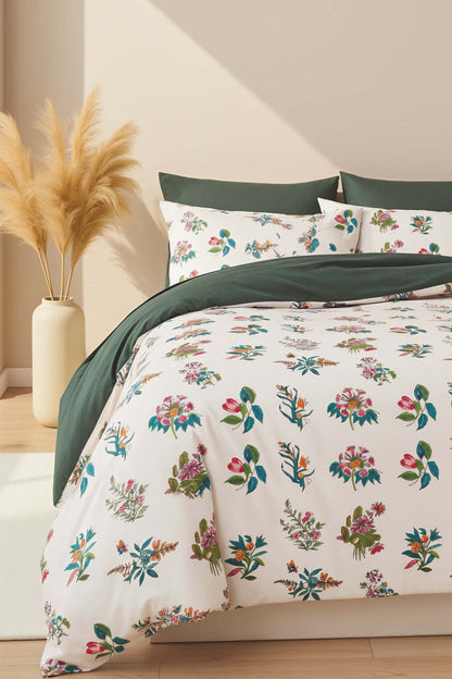 Bianca Polycotton Double Size Duvet Cover Set, Zipper, 200×215 cm, 3-Piece