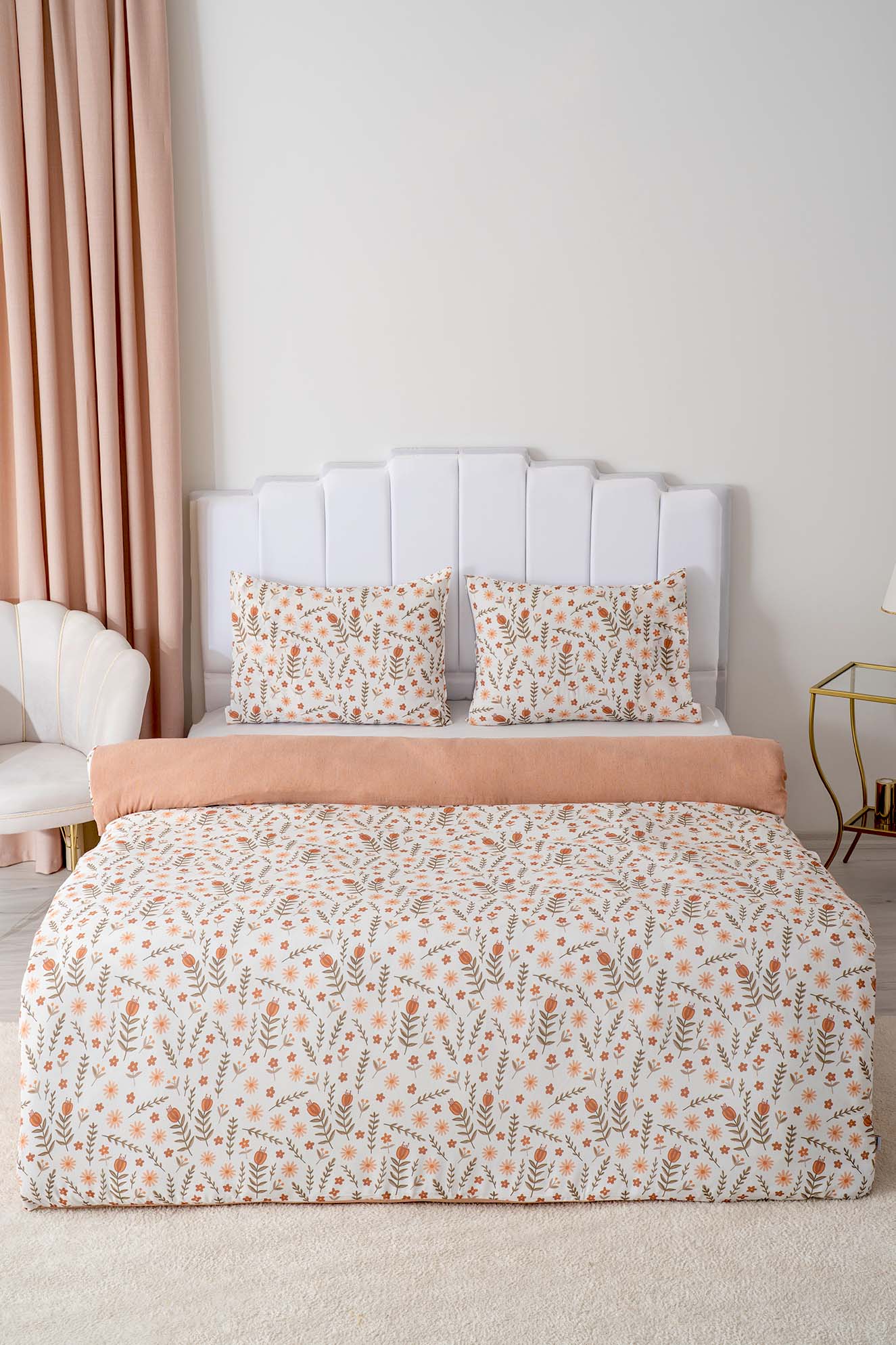 Triana Polycotton Double Size Duvet Cover Set, Zipper, 200×215 cm, 3-Piece