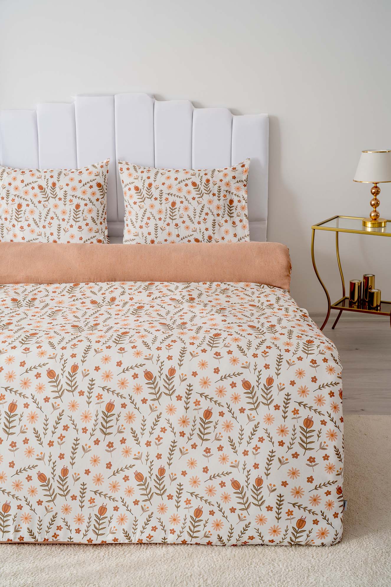 Triana Polycotton Double Size Duvet Cover Set, Zipper, 200×215 cm, 3-Piece
