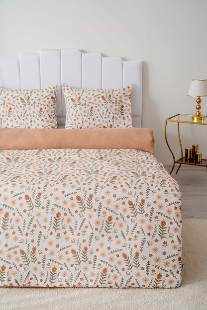 Triana Polycotton Double Size Duvet Cover Set, Zipper, 200×215 cm, 3-Piece