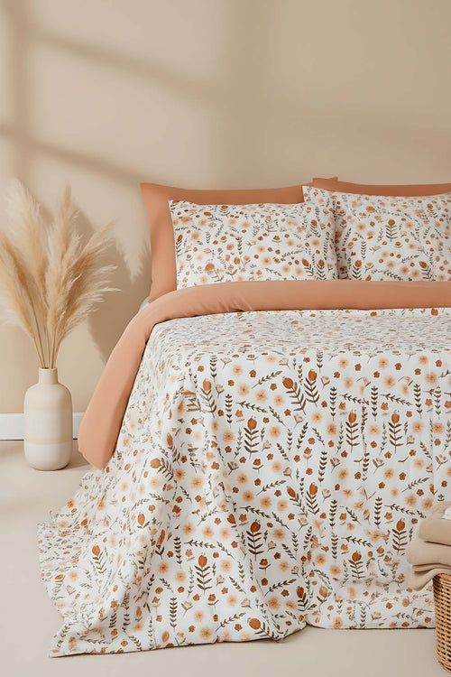Triana Polycotton Double Size Duvet Cover Set, Zipper, 200×215 cm, 3-Piece