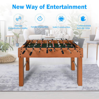 48" Foosball Table, Easy-Assemble Soccer Game Table