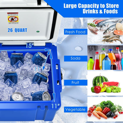 Camping Cooler, 26/58/79 Quart 4-Day Ice Retention