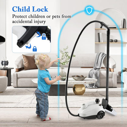 Multipurpose Steam Cleaner, 1800W Portable Household Steamer with 15 Accessories