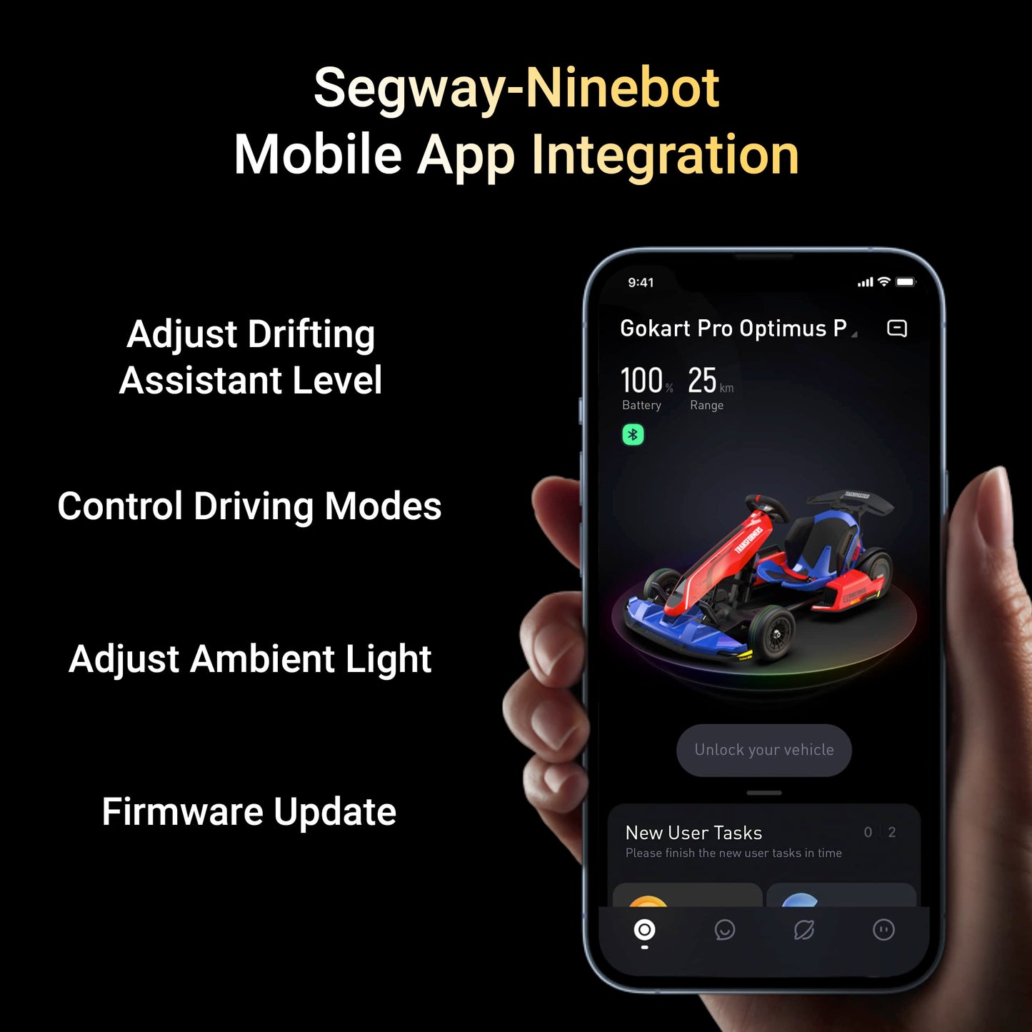 Segway Ninebot Electric Capacity Adjustable