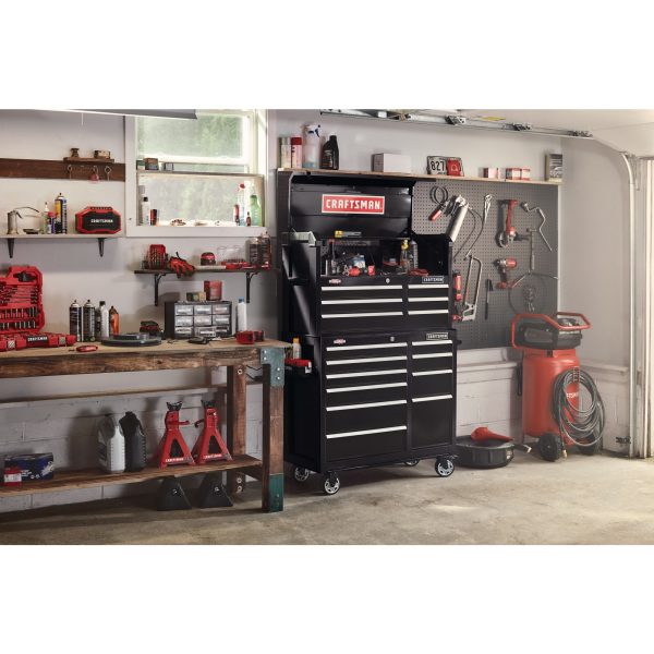 2000 Series 40.5-in W x 24.7-in H 6-Drawer Steel Tool Chest (Black)