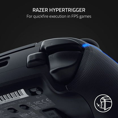 Razer Wolverine V2 Pro Wireless Controller Black HyperSpeed, Mecha-Tactile, RGB Lights for PS5 & PC With Cleaning kit BOLT AXTION Bundle Like New