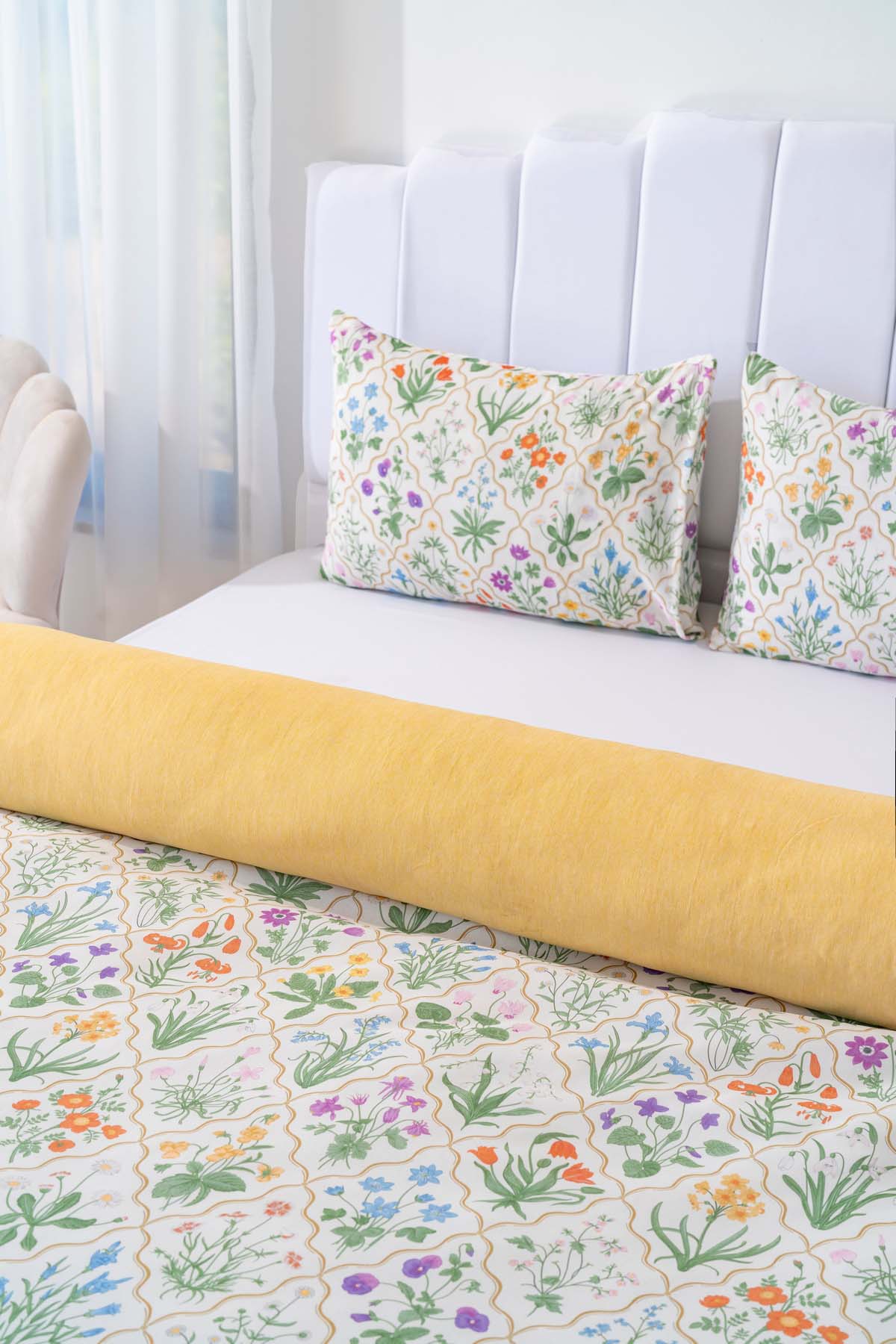 Sonya Polycotton Double Size Duvet Cover Set, Zipper, 200×215 cm, 3-Piece