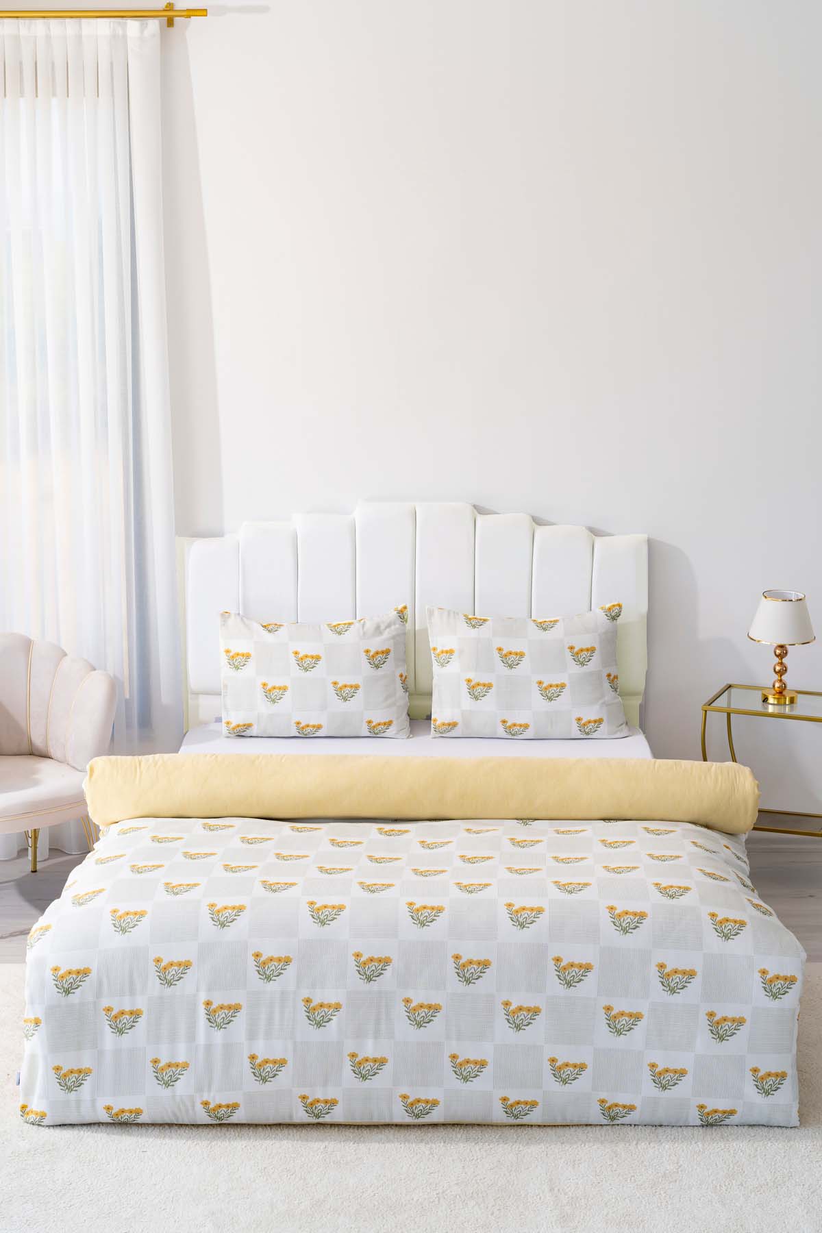 Sementa Polycotton Double Size Duvet Cover Set, Zipper, 200×215 cm, 3-Piece