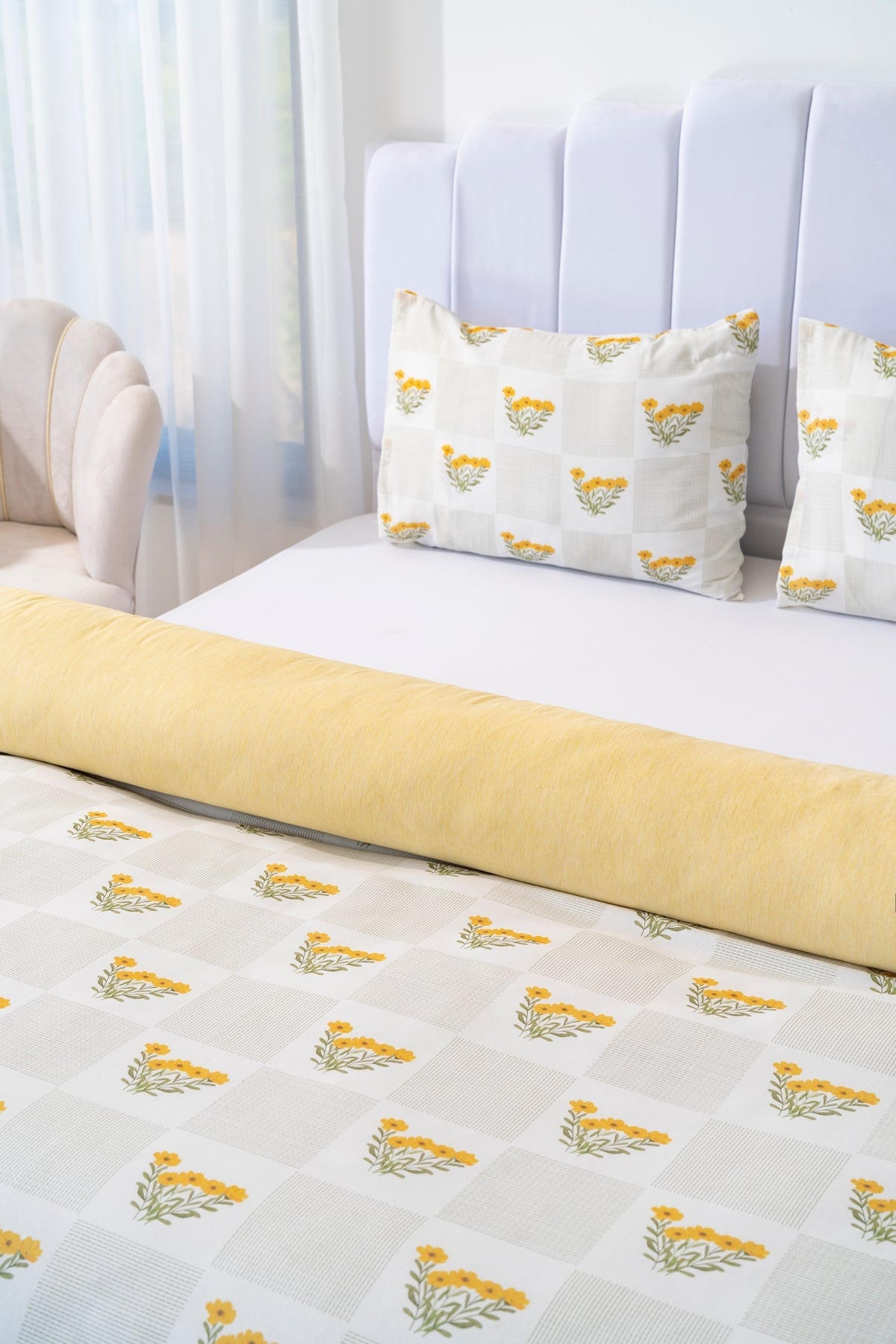 Sementa Polycotton Double Size Duvet Cover Set, Zipper, 200×215 cm, 3-Piece