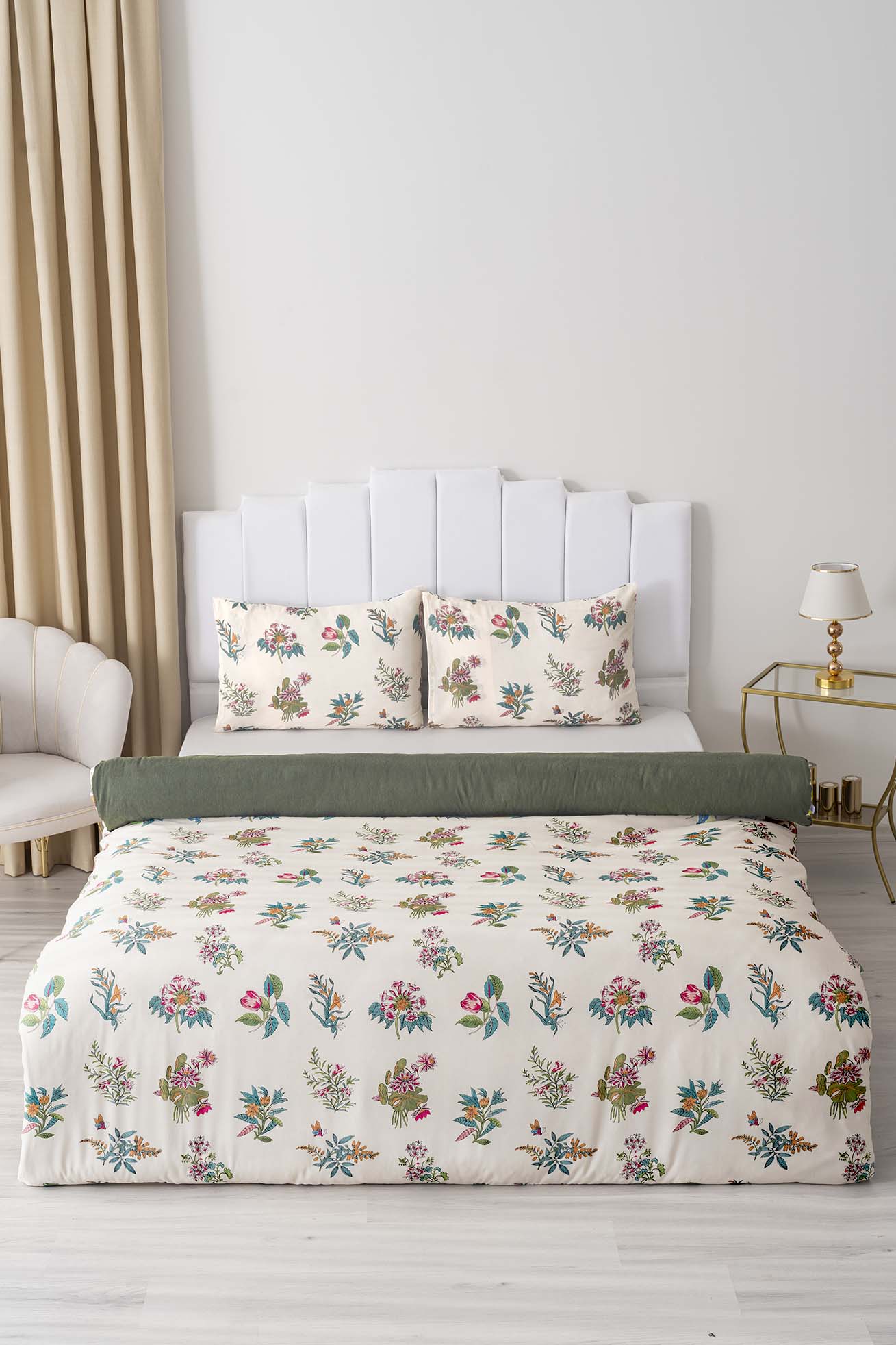 Bianca Polycotton Double Size Duvet Cover Set, Zipper, 200×215 cm, 3-Piece