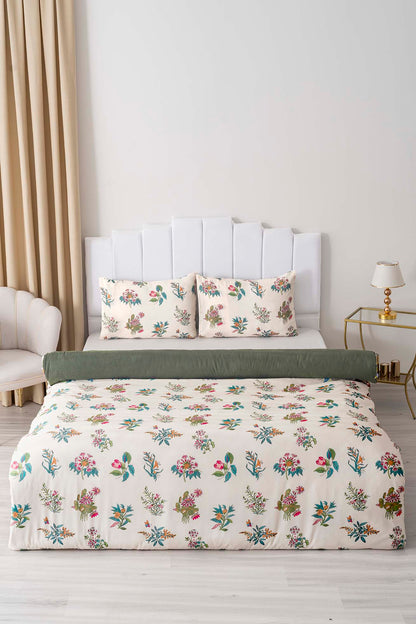 Bianca Polycotton Double Size Duvet Cover Set, Zipper, 200×215 cm, 3-Piece