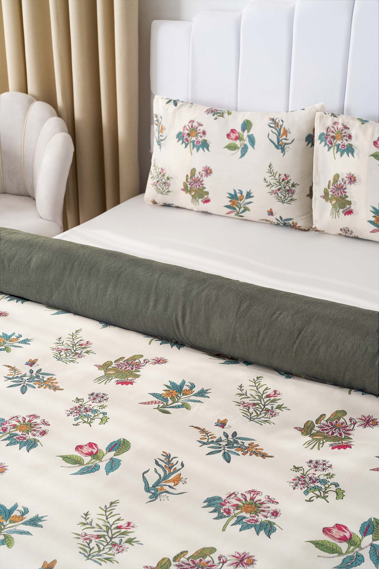 Bianca Polycotton Double Size Duvet Cover Set, Zipper, 200×215 cm, 3-Piece